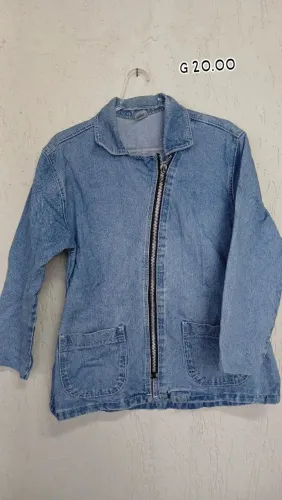 Jaqueta jeans linda para estilo anos 70 , tamanho g apenas 20.00
