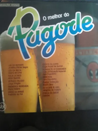 LP O melhor do pagode (vinil) SBT gravações originais