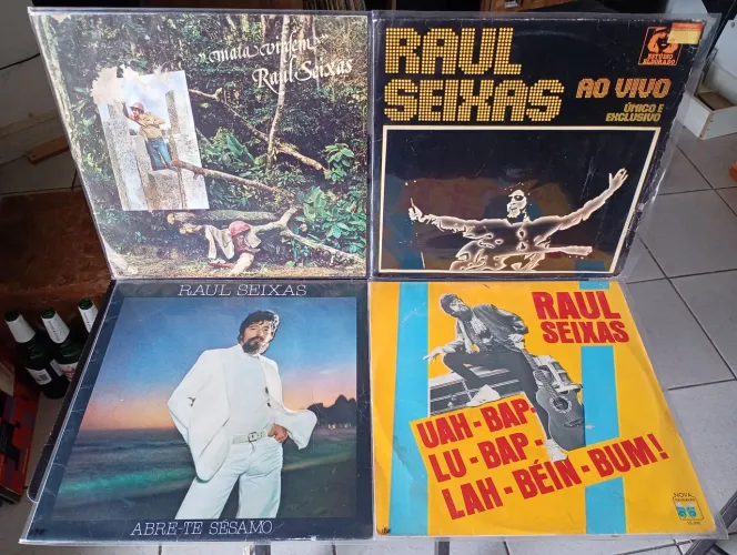 4 LPs RAUL SEIXAS Discos De Vinil