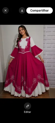 Vendo vestido gaúcho 44