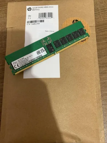 Memória RAM SK hynix 32GB DDR5 ECC RDIMM 5600 HMCG88AGBRA190N Servidor Dell HPE Lenovo