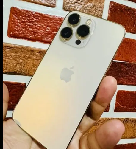 iPhone 13 pro max dourado 128GB 6 meses de garantia