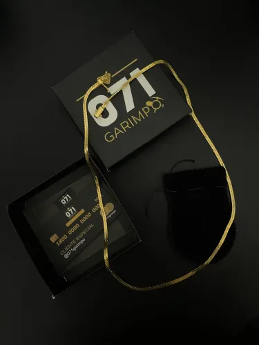 Corrente Banhado a Ouro 18K Grumet Especial Flat (4mm) 20,5gr