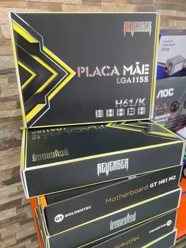 Placa mãe lga 1155, h61 Revenger, novas com garantia!