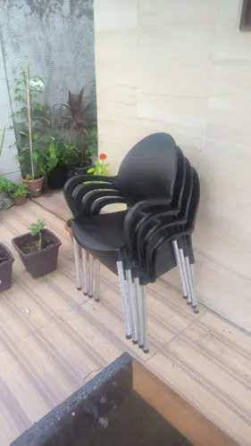 Cadeiras Grace Tramontina pé de alumínio 