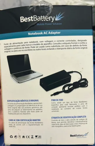 Carregador para note book compatível com vários notebook 