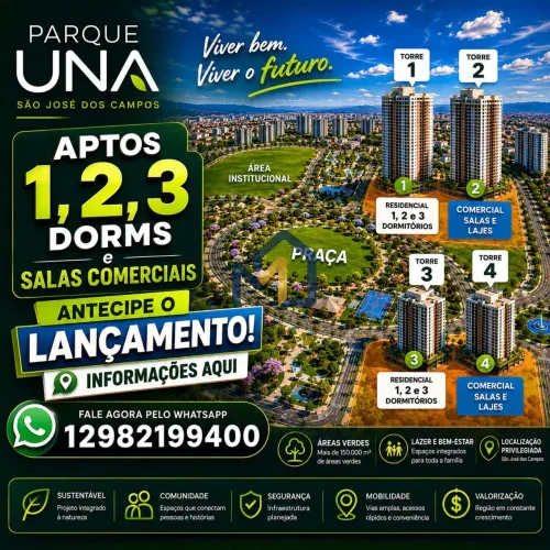 Novo Jardim Aquarius - Parque Una SJC - Parque UNA São José dos Campos: O Novo Bairro Plan
