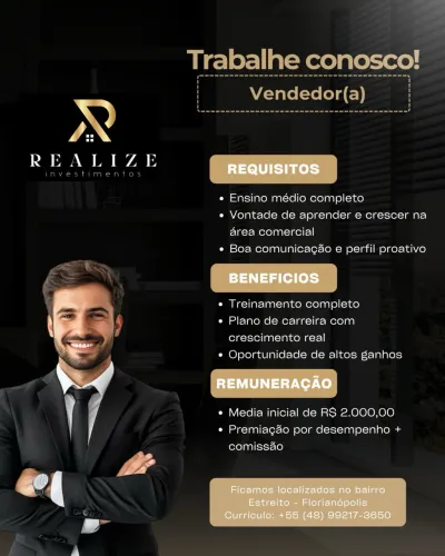 Vaga de Emprego Vendedor(a)