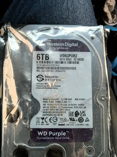 HD Western digital purple 6 tb para cftv