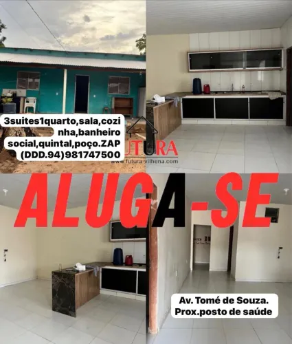 Casa Grande para Alugar