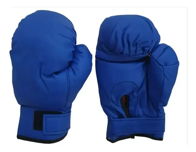 luva de boxe e muay thai lb220p western treno fit pu-azul