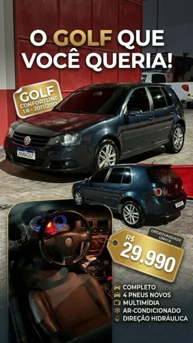 Volkswagen Golf Sportline 1.6 MI Total Flex 8V 4P 2011