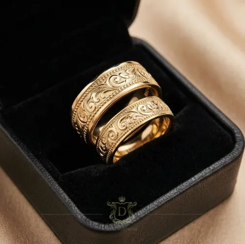 Par de Alianças em Ouro 18k 750