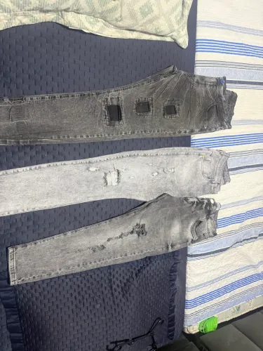 Calça jeans jogador ( tds por 100 )