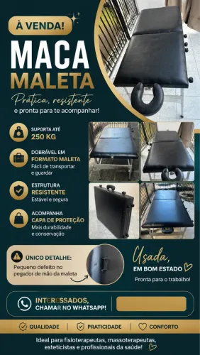 MACA MALETA À VENDA