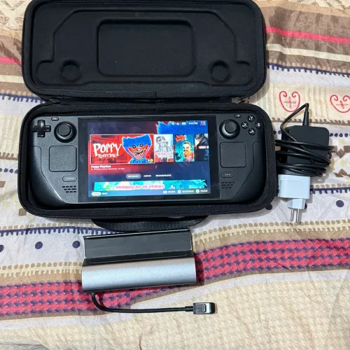 Steam deck LCD upgrade 1TB (SSD) + Dock retirada em mãos