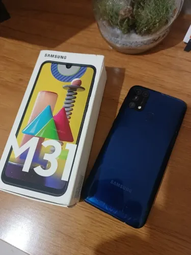 Aceito cartão - Samsung galaxy M31 Azul