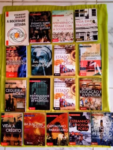 Lote de livros de Zygmunt Bauman - 16 exemplares