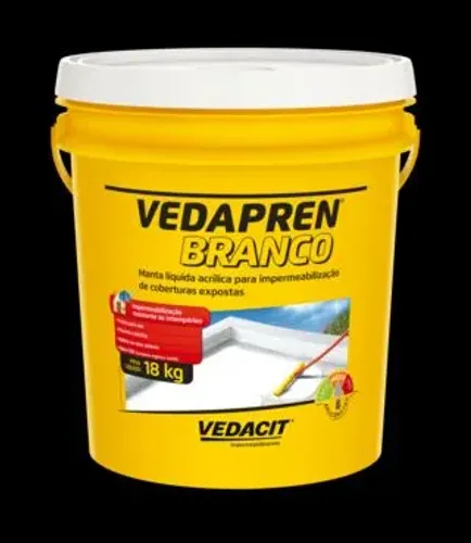 Manta líquida vedapren vedacit branco 18L