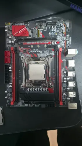 Placa-mãe MACHINIST X99 RS9 LGA2011 + 2 Processadores XEON: 2650-v4 e XEON 2680-v4