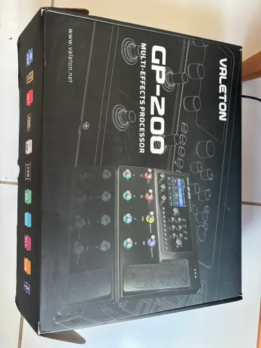 Pedal De Efeito Valeton Gp-200 Multi-effects Processor Preto