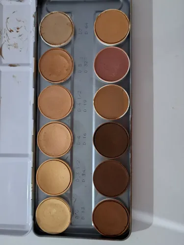 Paleta de corretivos Kryolan profissional 