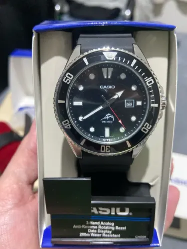 Relógio Cássio Duro Marlin Preto, novo, na caixa