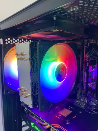 Air Cooler Brazil PC CL-SA01 150W TDP 4 Heatpipes 120mm RGB