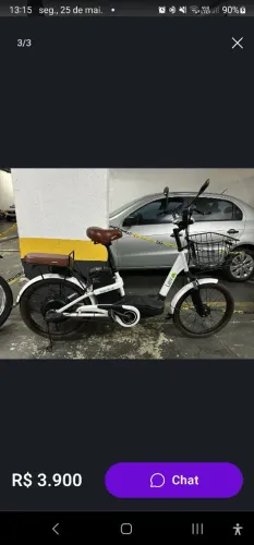 BICICLETA ELETRICA LEV - MODELO<br>E-BIKE S<br>E-BIKE S