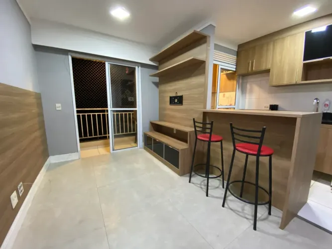 Apartamento disponível para locação R$ 3.100 mil, possui 48 m², 2 dormitórios, 1 vaga.