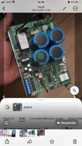Placa de esteira inversora modelo LX 150 LX160