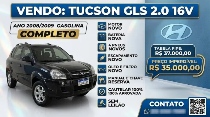 Hyundai Tucson 2.0 16V Aut. 2009