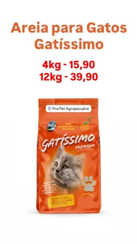 Areia para Gatos