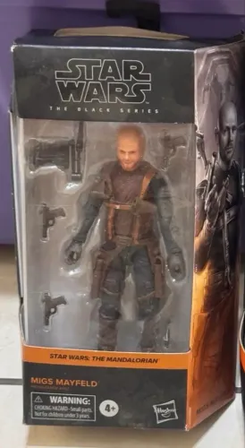 boneco articulado Migs Mayfeld da linha Star Wars The Black Series