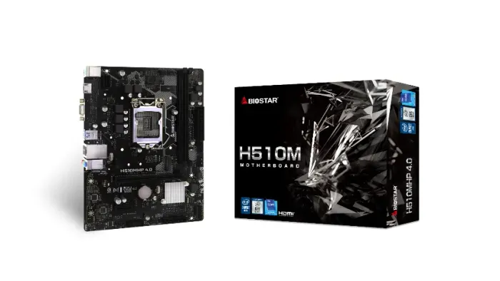 PLACA MAE LGA S1200 BIOSTAR H510MHP 4.0 - M.2 / HDMI-VGA / DDR4
