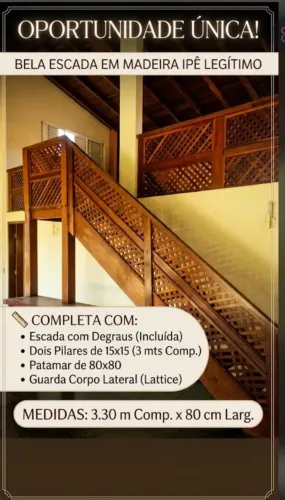 Escada de ipê