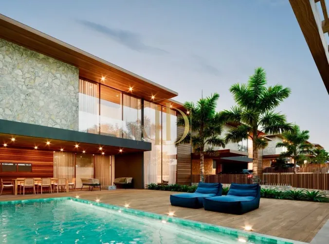 Casa - PATAMARES (condomínio fechado) Vendo excelente casa em construção, com 306 m², 4 su