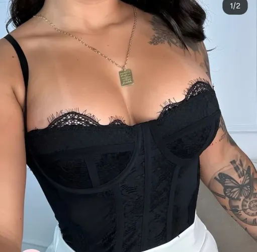 Corset lindo de renda
