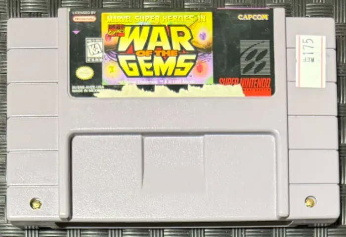 Marvel Super Heroes War of the Gems Original SNES Super Nintendo