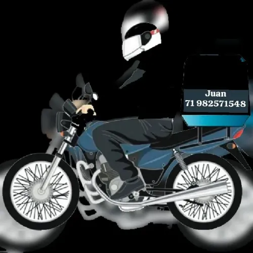 motoboy disponível para trabalho.