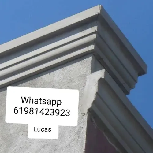 Beiral de cimento para platibanda
