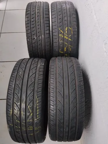 4 pneus  ,  205 55 16 95% de borracha zero zero 