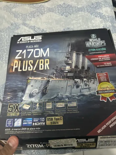 Placa mãe asus z170m