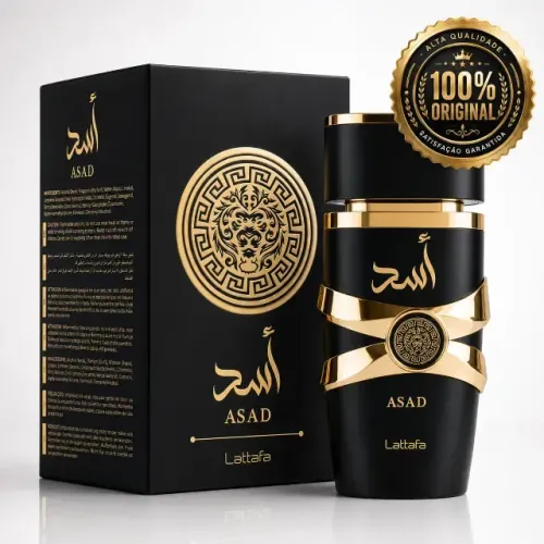 PERFUME ÁRABE LATTAFA ASAD - EAU DE PARFUM 100 ML - ENVIO IMEDIATO