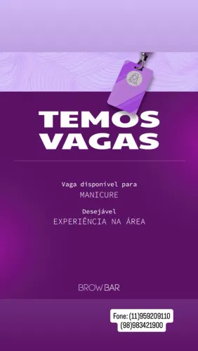 Vagas disponível