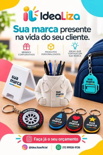 Chaveiros Kits Personalizados 3D