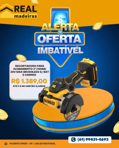 RECORTADORA PARA ACABAMENTO 3? (76 mm) 20V MAX* LI-ION BRUSHLESS 