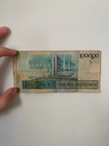 ITEM DE COLECIONADOR - CEM MIL CRUZEIROS