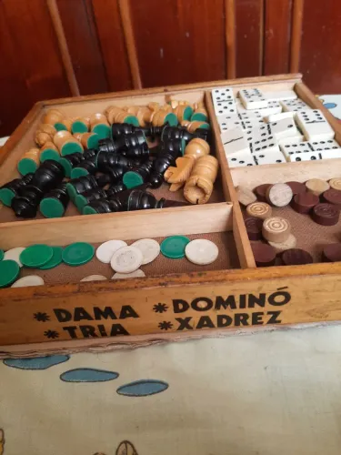 Tabuleiro de xadrez 4 em 1