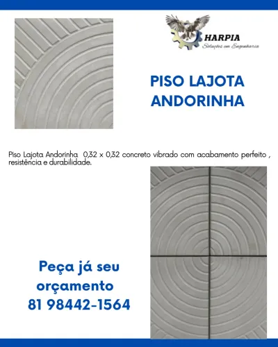 Lajota concreto vibrado